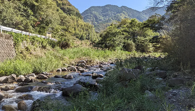 重信川上流の写真